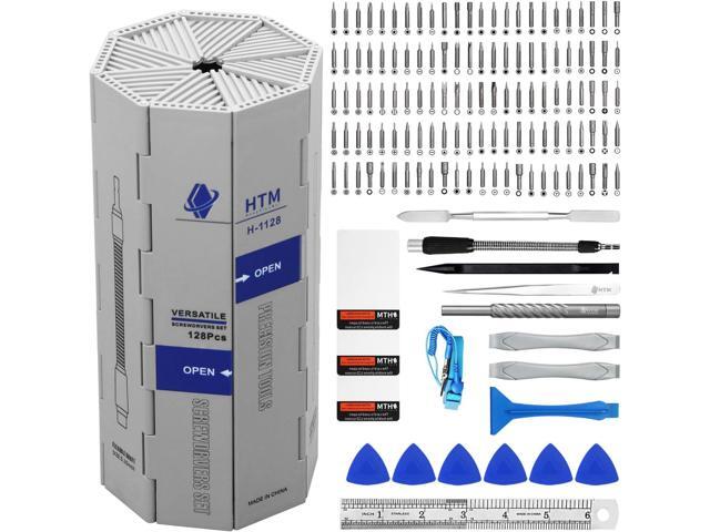 HengTianMei 142 in 1 Precision Screwdriver Set Professional Magnetic Repair Tool Kit for Computer, Laptop, Xbox, Macbook, Game Console (H1128)