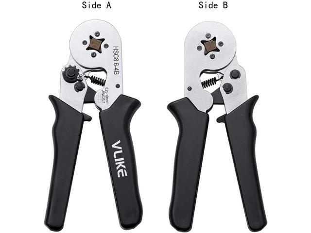 Ferrule Crimping Tool, VLIKE Wire Crimper Pliers with 1200 Terminal Ferrules Tinned Copper Ferrule Connector Sleeves for Stripper Wiring Projects