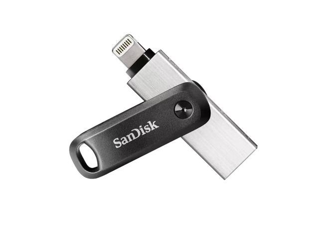 SanDisk - iXpand Flash Drive Go 64GB USB 3.0 Type-A to Apple Lightning for iPhone & iPad - Black / Silver - image 10