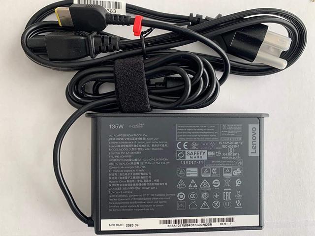 lenovo p/n: 4x20q88539 slim 135w ac adapter for lenovo g510,g5005,y50-70,y50p-70,y520-15,y700-14,y700-17,y70-70 - retail box