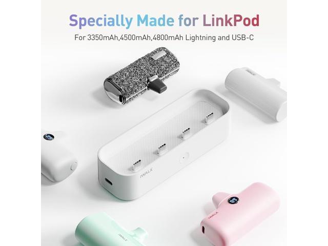 iWALK Charger Station for Portable Charger 3350mAh,4500mAh,4800mAh Power Bank for iPhone Charging Station Multiple USB-C Family-Sized Charger...