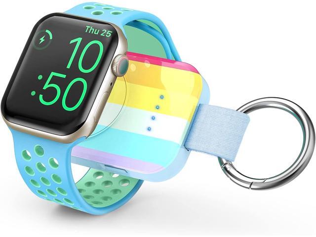 i. VALUX Portable Charger for Apple Watch Series 8, Wireless iwatch Charger 1000mAh Key Chain Power Bank, Cute Smartwatch Charging Dock for Apple...