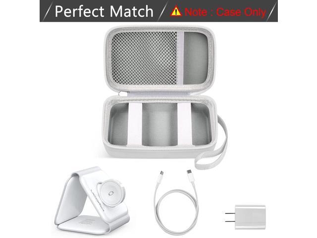 Travel Case for UCOMX for Nano/for Iseyyox/for LISEN/for RTOPS 3 in 1 Wireless Charger, Foldable Magnetic Charging Station Storage Holder Bag for...