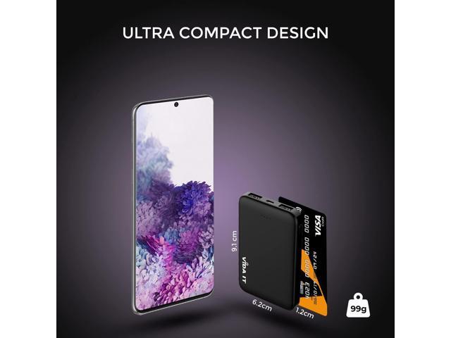 Vida IT 2-Pack Ultra Compact Power Bank Battery Pack for Heated Vest Jacket Coat Scarf Socks, 5000mAh USB Power Pack Portable Charger for iPhone...