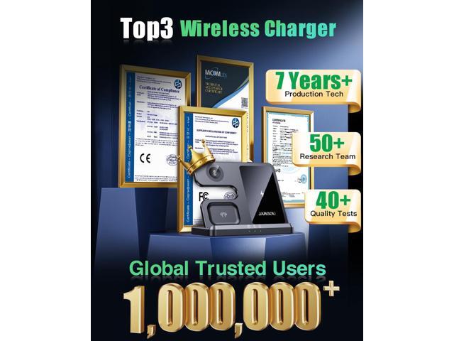 3 in 1 Charging Station for Apple Wireless Charger for iPhone 15 14 13 12 11 X 8 Series Wireless Charging Station for Multiple Devices for Apple...