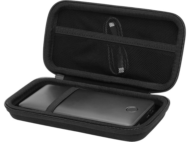 khanka Hard Travel Case Replacement for Anker 325/535 Power Bank PowerCore 20K Portable Charger 20000mAh, Case Only (Black)