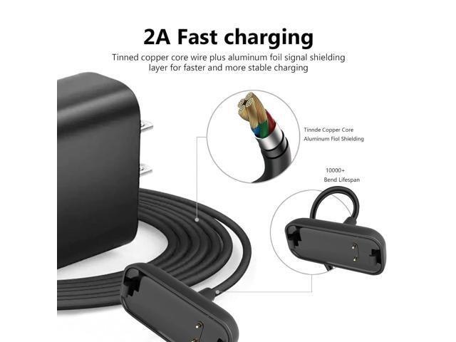 Fast Wall Charger for Fitbit Inspire 2, Fitbit Ace 3 Charger for Kids Replacement Fitbit Inspire 2 HR USB Charging Cable Cord for Fitbit Inpsire 2...