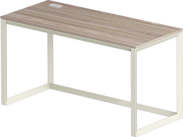 SHW 48' Triangle-Leg Home Office Computer Desk, Oak