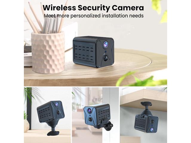 javiscam 2025 Upgraded Security Camera,4K Mini Spy Camera,WiFi Cam with Night Vision,Remote Viewing,2800mAh Long Battery Life, Motion...