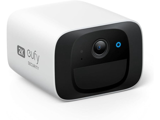 Security SoloCam C210, Wireless Outdoor Camera, 2K Resolution, No Monthly Fee, Wireless, 2.4 GHz Wi-Fi, HomeBase 3 Compatible (Homekit is not...
