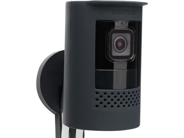 Silicone Skin Case Cover Sun Glare, UV & Weather Protection Skins Compatible for Ring Stick Up Camera Battery (2nd Generation) - Black (1 Pack)