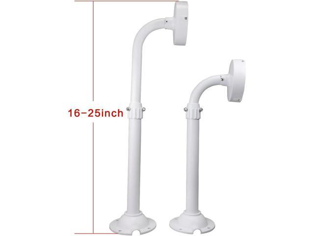 Security Camera Mount Bracket, Dome Camera Mount Universal Camera Wall Mounting Bracket/IP Camera for CCTV Security Camera, L Type (16-25 inch)