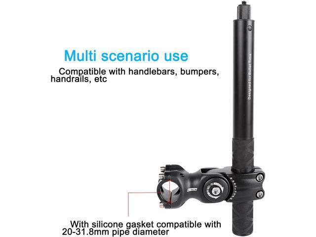 Third Person Perspective Handlebar Mount +114CM Invisible Selfie Stick for Bike Motorcycle Ride Tracking Shooting for Insta360 ONE X4,X3,X2,X,RS,R...
