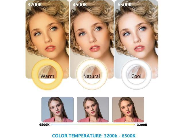 Video Conference Lighting, YooGoal 6.3' Ring Light with Stand Clip on Laptop Desktop Ring Light for Video Calls, Webcam, Remote Working, Zoom...