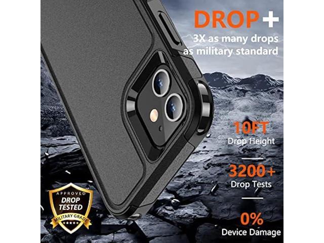 SPIDERCASE Designed for iPhone 12 Case/iPhone 12 Pro Case, [10 FT Military Grade Drop Protection] [with 2 pcs Tempered Glass Screen Protector]...