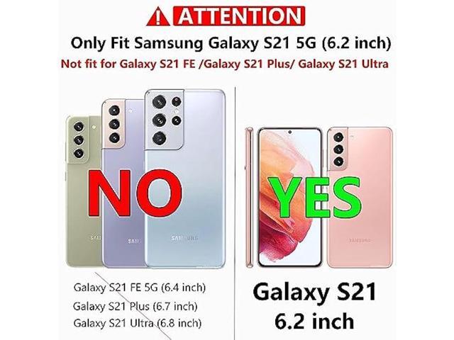 for Samsung Galaxy S21 Case, Galaxy S21 Case with HD Screen Protector [Military Grade Drop Tested] Heavy-Duty Tough Rugged Shockproof Protective...