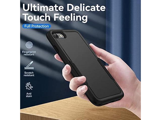 Warsia for iPhone SE 2022/2020/SE3/iPhone 7/8 Case with Screen Protector,[Military Grade Drop Tested] Heavy-Duty Tough Rugged Shockproof Protective...