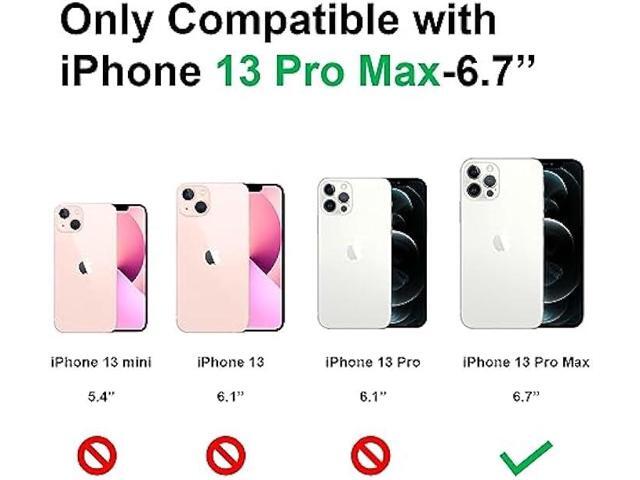 Faneiy Magnetic Case for iPhone 13 Pro Max Phone Case Accossories with Full Camera Len Protector Durable Silicone Slim Shockproof Cute Cellphone...