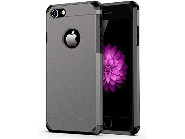 ImpactStrong iPhone 7/8 Case, Heavy Duty Dual Layer Protection Cover Heavy Duty Case for Apple iPhone 7/8 (Gun Metal)