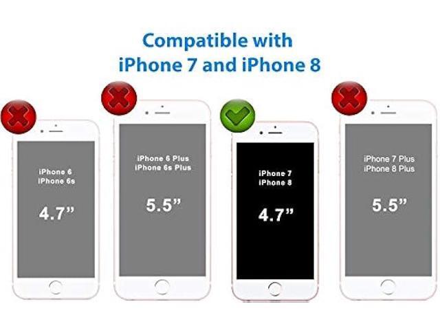 ImpactStrong iPhone 7/8 Case, Heavy Duty Dual Layer Protection Cover Heavy Duty Case for Apple iPhone 7/8 (Gun Metal)