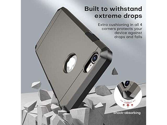ImpactStrong iPhone 7/8 Case, Heavy Duty Dual Layer Protection Cover Heavy Duty Case for Apple iPhone 7/8 (Gun Metal)