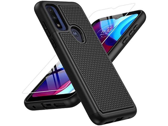BNIUT for Motorola Moto G Pure Case: Dual Layer Protective Heavy Duty Cell Phone Cover Shockproof Rugged with Non Slip Textured Back - Military...