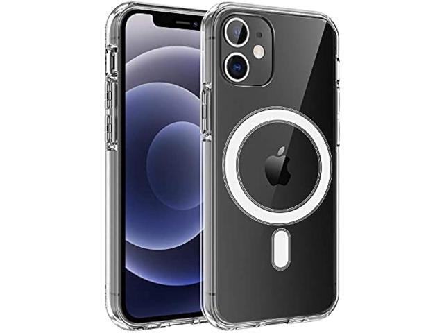 HVDI Clear Magnetic Case for iPhone 11 with Mag-Safe Wireless Charging, Soft Silicone TPU Bumper Cover, Thin Slim Fit Hard Back Shockproof...