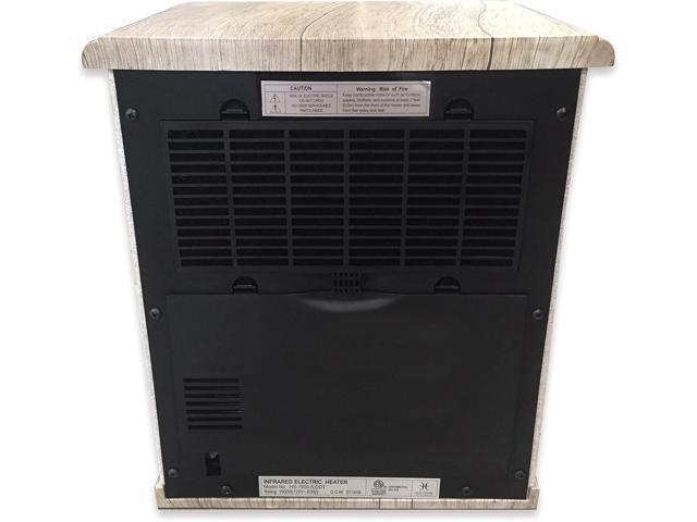 Heat Storm Portable Electric Space Heater, 1500-Watt Cabinet Infrared Quartz Element Heater With Digital Thermostat, Remote Control, washable...