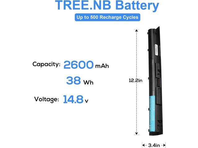 TREE. NB Spare 800049-001 KI04 Battery for HP Pavilion Battery Replacement 14-ab 15-ab 15-an 17-g 14-ab166us 15t-ab100 17t-g100 17t-s100 800009-421...
