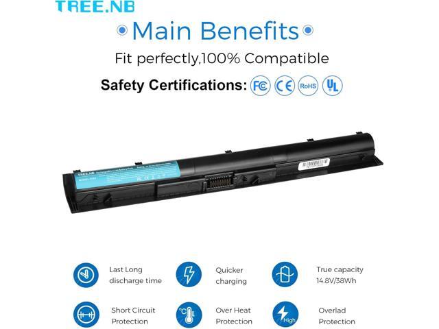 TREE. NB Spare 800049-001 KI04 Battery for HP Pavilion Battery Replacement 14-ab 15-ab 15-an 17-g 14-ab166us 15t-ab100 17t-g100 17t-s100 800009-421...