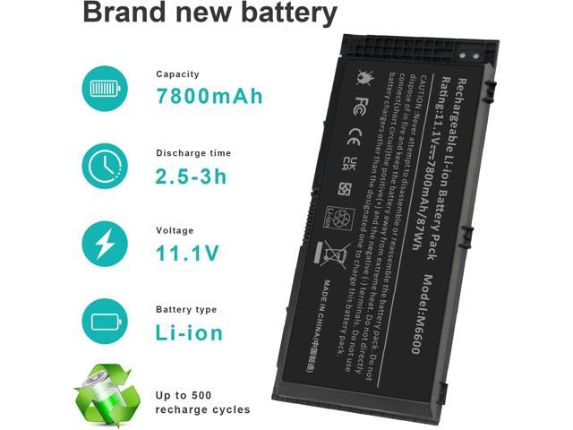Fancy Buying FV993 M4800 M6800 Laptop Battery for Dell Precision M4600 M4700 M6700 M6600 Series,Fits RY6WH FJJ4W KJ321 PG6RC V7M28 R7PND 0TN1K5...