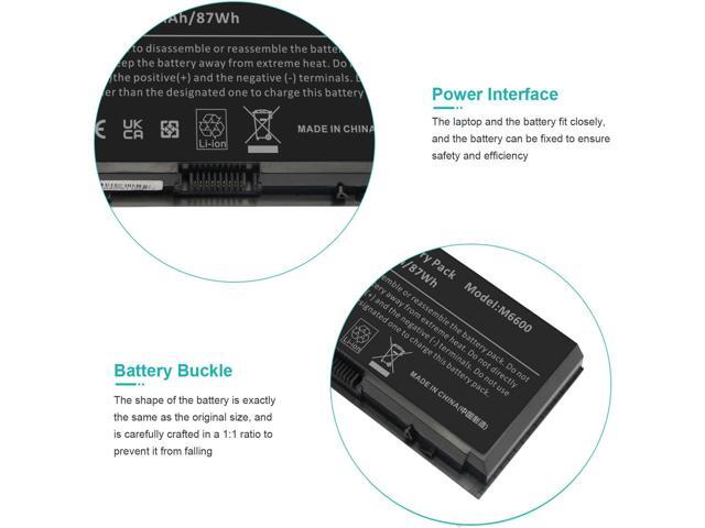 Fancy Buying FV993 M4800 M6800 Laptop Battery for Dell Precision M4600 M4700 M6700 M6600 Series,Fits RY6WH FJJ4W KJ321 PG6RC V7M28 R7PND 0TN1K5...