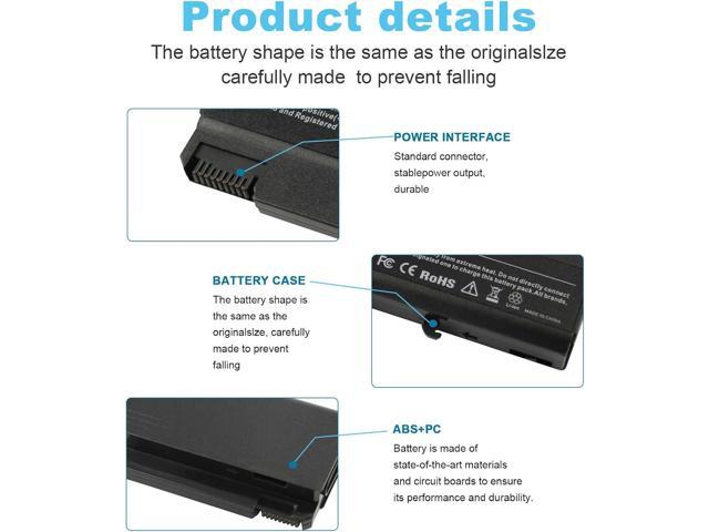 Futurebatt 9Cell Extended 7800mAh Battery for HP EliteBook 8440P 6930P 8440W / ProBook 6550B 6455B / Compaq 6730B 6735B 6700B 6500B 6535B 6530B,...