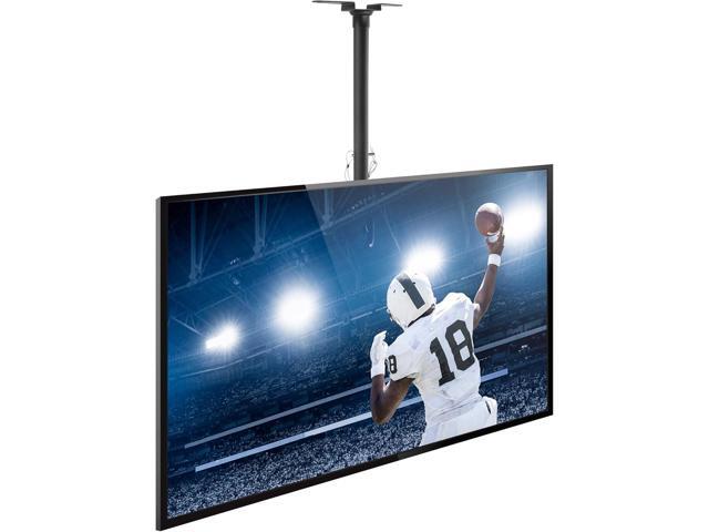 Mount-It Ceiling TV Mount For 32 37 40 42 43 50 55 60 65 70 Inch Flat Panel Televisions, Articulating Hanging Swivel TV Pole Bracket Adjustable...