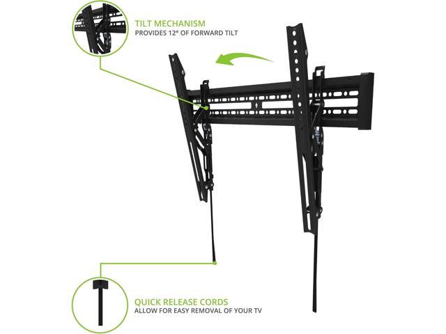 Kanto KT3260 Tilting TV Wall Mount Fits 32 to 60 Monitors Fits VESA Sizes 100 x 100 to 600 x 400 Tilt Mechanism Quick Release Tabs Solid...