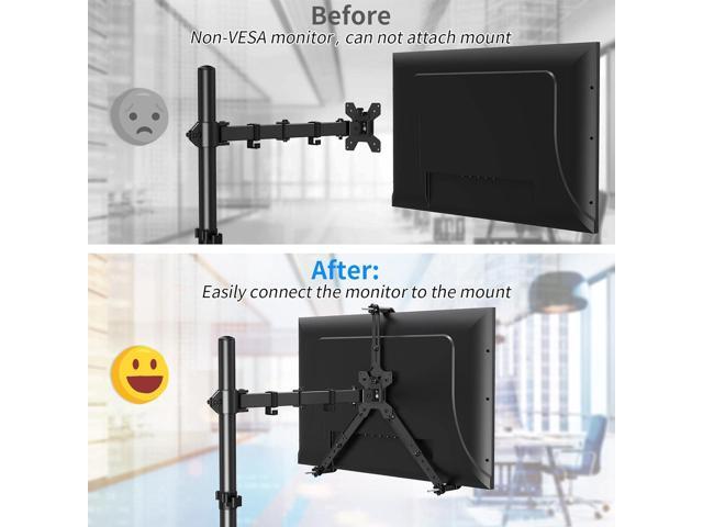 MOUNTUP Universal VESA Mount Adapter Kit, Non-VESA Monitor Mounting Adapter for 19 to 32 inch Computer Screens, Max Load 17.6lbs VESA Adapter, MU0045