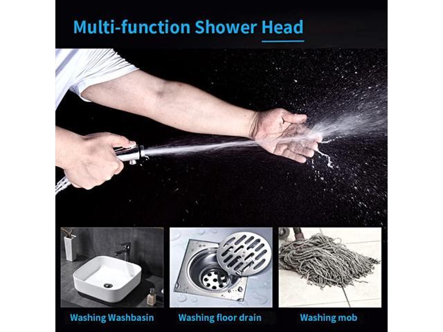 KAIYING Drill-Free High Pressure Handheld Shower Head with ON/OFF Pause Switch 3 Spray Modes Water Saving Showerhead, Detachable Puppy Shower...