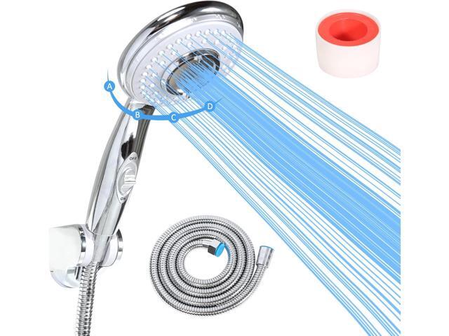 RV Shower Head with Hose and on off switch - High pressure shower head replacement for Bath roomRVMotor homeBoatTravel Trailer and Camper - with.
