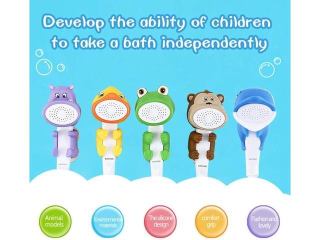 KAIYING Children's Handheld Shower Head,Cartoon Water Flow Spray Shower Head Baby Kids Toddler Bath Bathing Accessories (I...
