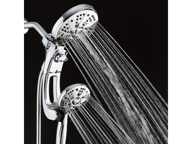 Dream Spa High Pressure 3-way Rain & Handheld Shower Head Combo with Easy Reach Diverter Switch, Adjustable Extension Arm and Extra Long 72 inch...