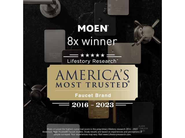 Moen Oil Rubbed Bronze One-Function Eco-Performance Shower Head, 6303EPORB