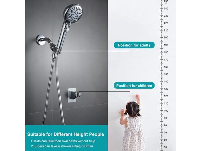 Handheld Shower Head with On Off Switch 8-Mode High Pressure Showerhead with 79 Inches Extra-long Stainless Steel Hose and Bracket PLUS Extra...