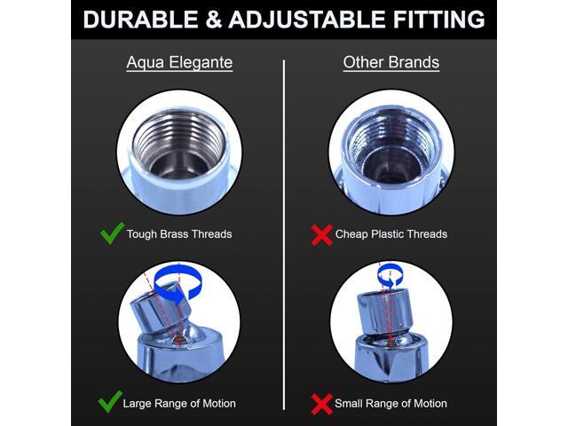 Massaging Shower Head High Pressure - Multi-Function, Massage Rainfall Showerhead With Boosting Mist For Low Flow Showers & Adjustable Water Saving...