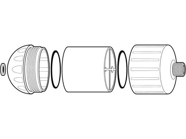 Sprite HO2-CM-M Authentic Universal High Output Shower Filter, Chrome