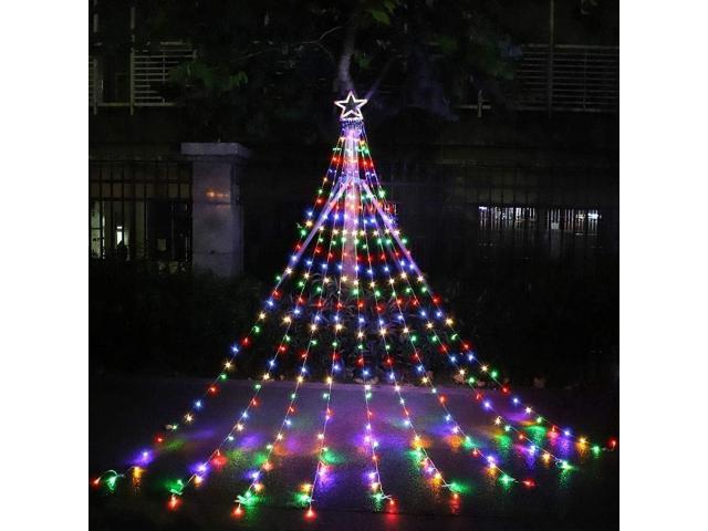 Photos - LED Strip DINGFU Christmas Decorations Outdoor Lights, 11.5 ft 317 LED Star Christma