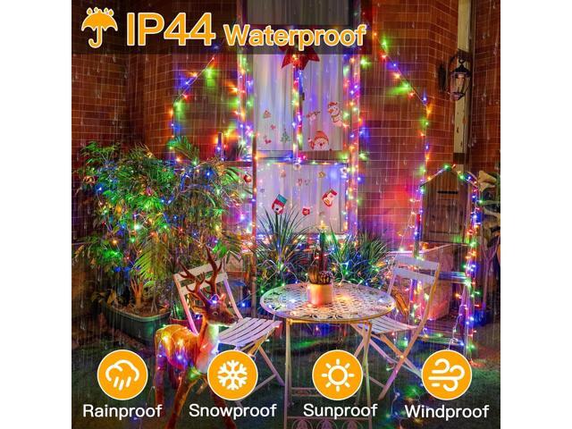 Ollny Christmas Lights Outdoor, 400LED 132FT Christmas Tree Lights Waterproof, Multicolor String Lights with 8 Modes,Timer, Memory Function, Xmas...