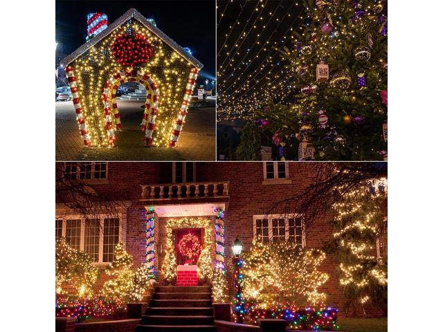 WATERGLIDE 1000 LED Christmas String Lights, 328 FT Green Wire LED Decorative Fairy Lights with Remote & 8 Modes, Waterproof for Outdoor Xmas...
