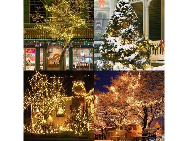 WATERGLIDE 1000 LED Christmas String Lights, 328 FT Green Wire LED Decorative Fairy Lights with Remote & 8 Modes, Waterproof for Outdoor Xmas...