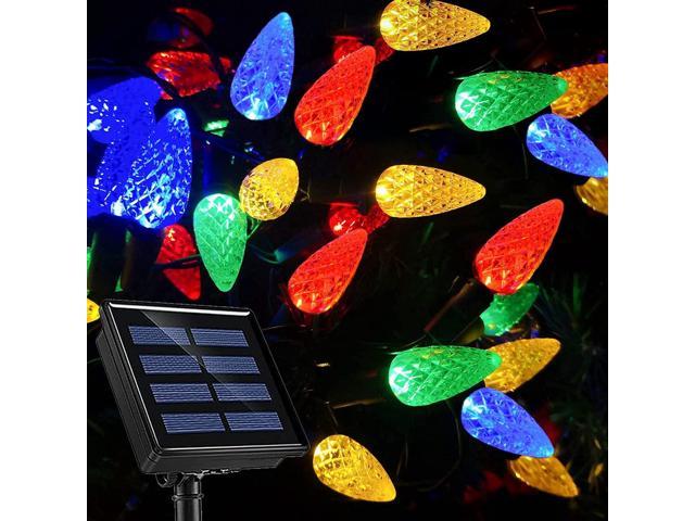Photos - LED Strip HUGSVIK 39Ft 100 LED Solar C6 Christmas Lights Outdoor, 8 Modes Solar Chri