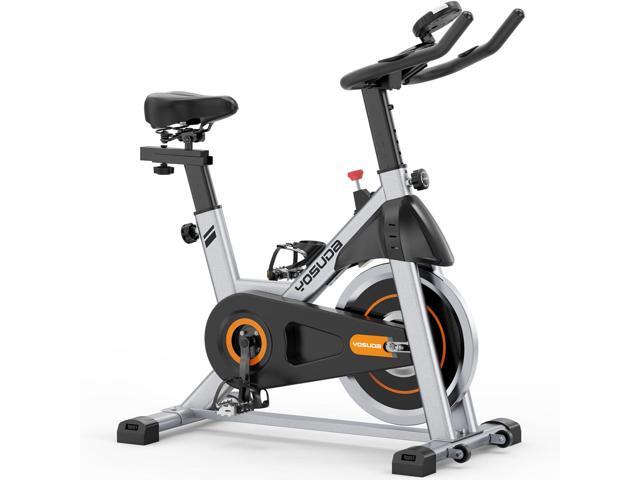 YOSUDA Indoor Cycling Bike Brake Pad/Magnetic Stationary Bike - Cycle Bike with Ipad Mount & Comfortable Seat Cushion